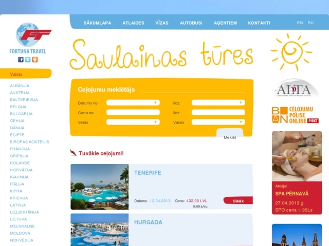 Fortuna Travel, SIA